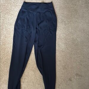 Athleta Navy Venice High-Waisted Joggers